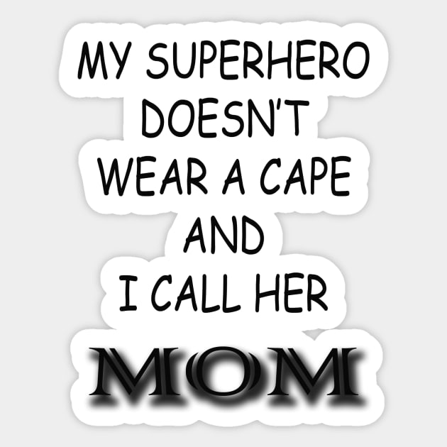 Super Hero Mom Sticker by VersatileCreations2019